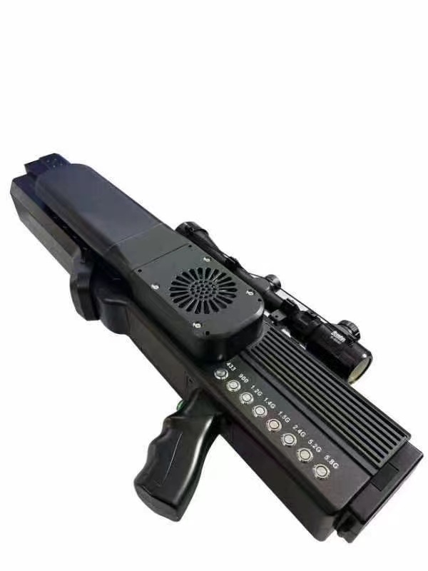  雷鸣镇手持便携式枪型低空防御反制八通道